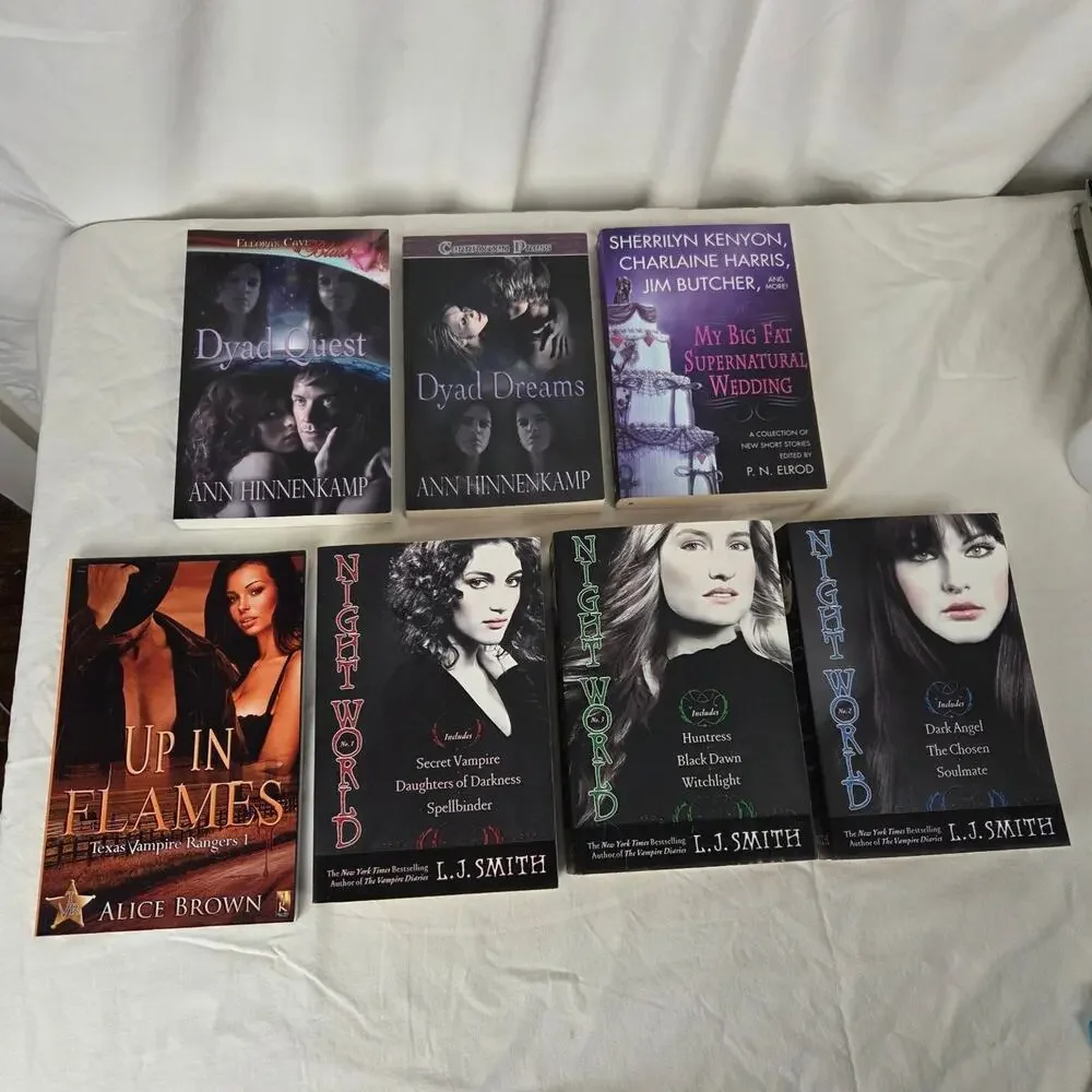 Dark Romance Lot Night World LJ Smith Dyad Dreams Quest Ann Hinnenkamp Erotica